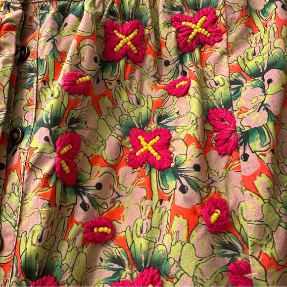 Anthropologie Roopa Pemmaraju Beaded Auretta Mini Dress Size Medium - Picture 6 of 15